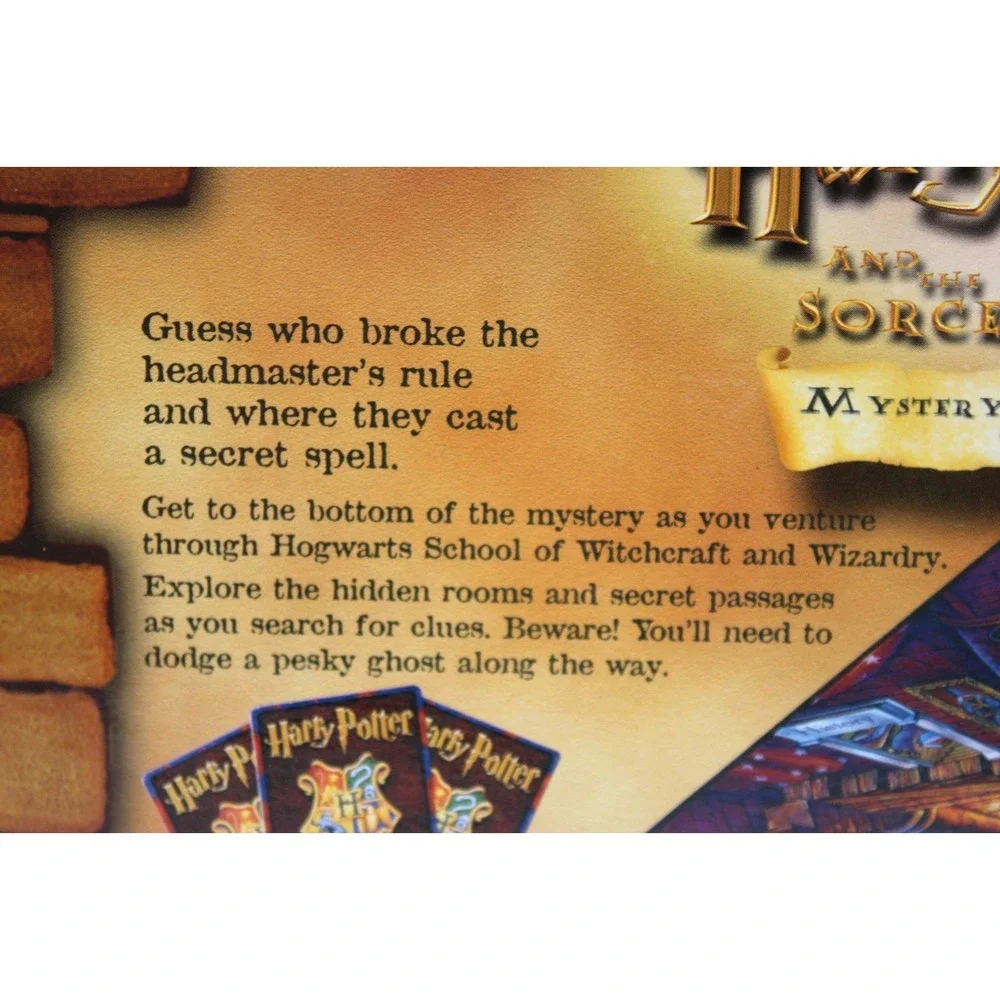 VTG Harry Potter Mystery at Hogwarts Game Mattel, 2000 w/ EXTRAS!